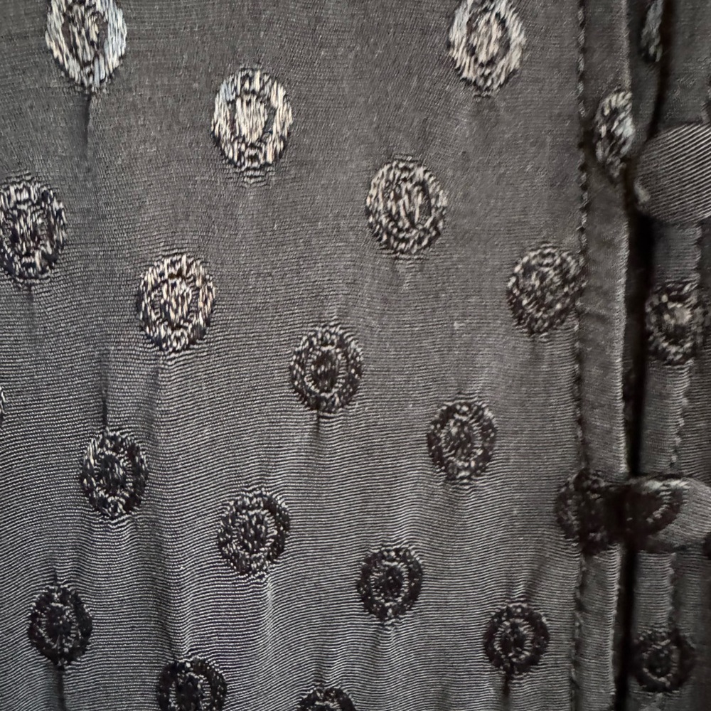Maeve Black Midi Dress with Button Front - Picture 3 of 8